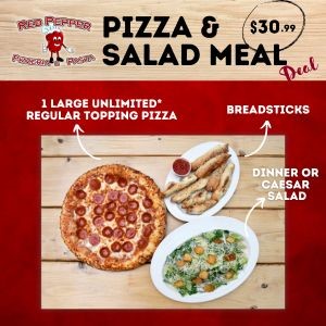 Pizza & Salad Meal